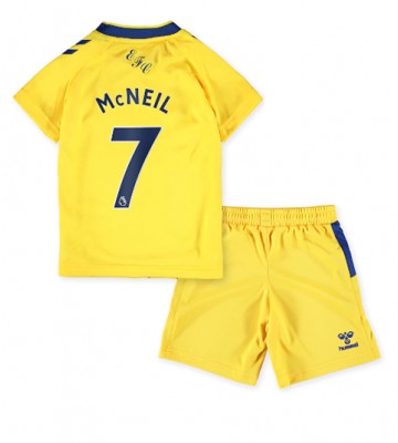 Everton Dwight McNeil #7 Tredjedraktsett Barn 2022-23 Kortermet (+ Korte bukser)
